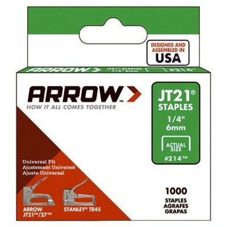 ARROW FASTENER 1000PK 14 Staple 214